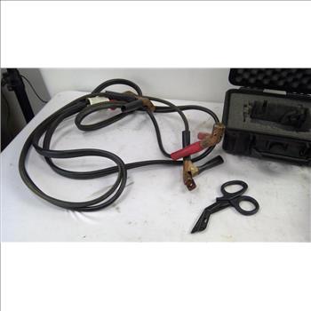 Bulk Lot Pelican Case, Jumper Cables, Medical Shears, Car Side Lights