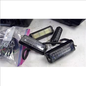 Bulk Lot Pelican Case, Jumper Cables, Medical Shears, Car Side Lights