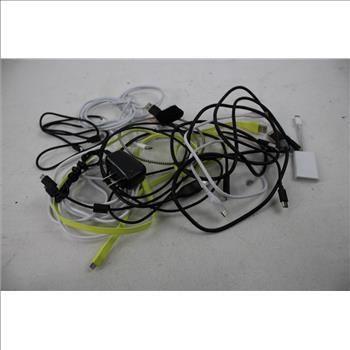 Bulk Lot Speaker, Headphones, Cables , Mini Scale And More