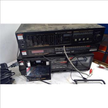 Bulk Lot Stereo Casette, Am/fm Synthesizer Tuner, Semi-automatic Turntable
