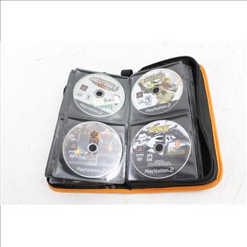 Bulk Video Games (Xbox/PS2) And DVD Movies In Disc Wallet