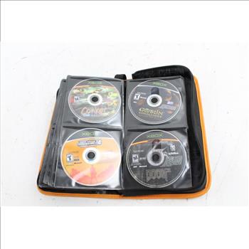 Bulk Video Games (Xbox/PS2) And DVD Movies In Disc Wallet