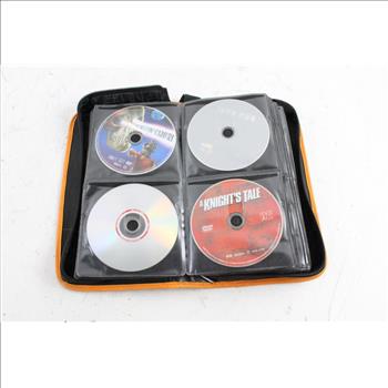Bulk Video Games (Xbox/PS2) And DVD Movies In Disc Wallet