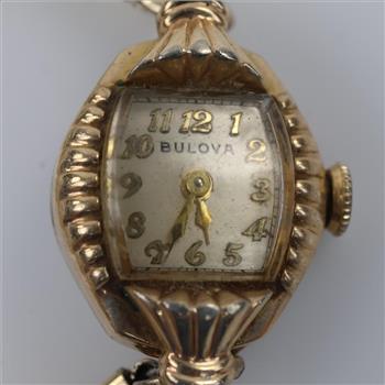 Bulova 10kt RGP Watch