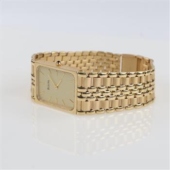 Bulova 14kt Gold Dress Watch- Evaluated by our Certified Gemologist-AGS/GIA