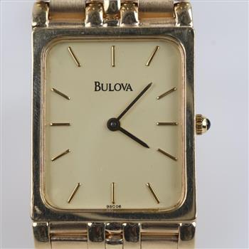 Bulova 14kt Gold Dress Watch- Evaluated by our Certified Gemologist-AGS/GIA
