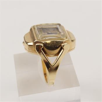 Bulova 14kt Gold Excellency Watch Ring