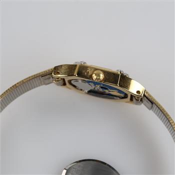 Bulova 14kt GP Diamond Watch