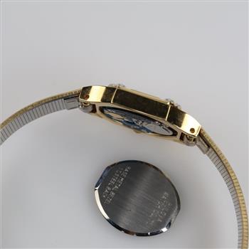 Bulova 14kt GP Diamond Watch