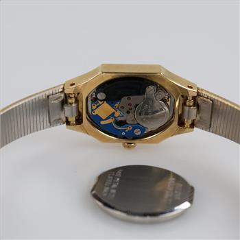 Bulova 14kt GP Diamond Watch