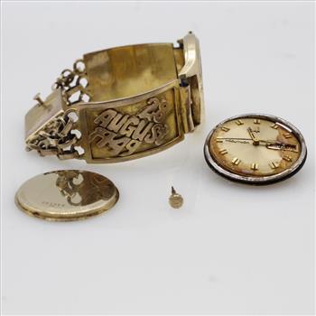 Bulova Accutron 14kt Gold Watch-Evaluated By Our Certified Gemologist-AGS/GIA