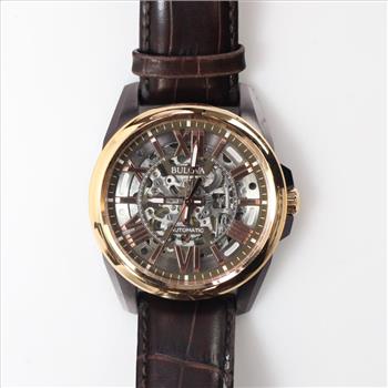 Bulova Automatic Skeleton Dial Watch