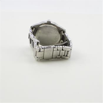 Bulova Black Dial Steel Watch