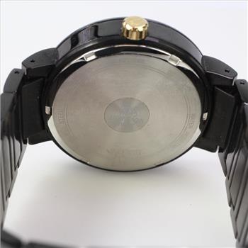 Bulova Black Dial Two Tone Watch