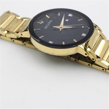 Bulova Black Dial Watch