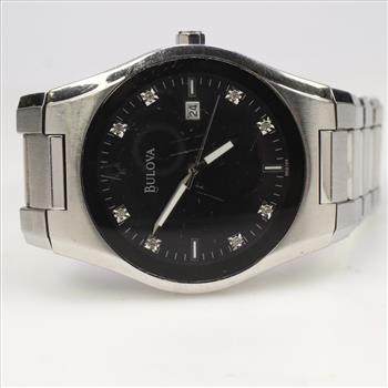 Bulova Black Dial Watch
