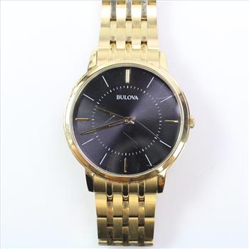Bulova Black Dial Watch