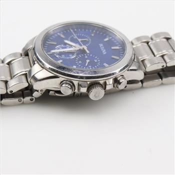 Bulova Chronograph Blue Dial Watch