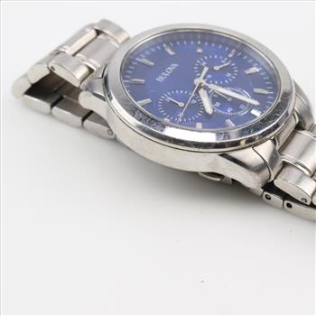 Bulova Chronograph Blue Dial Watch