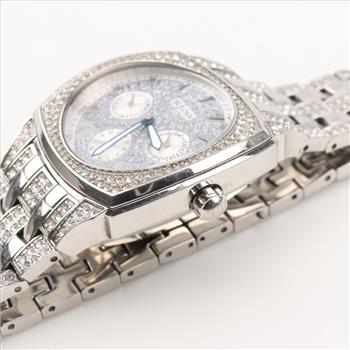 Bulova Crystal Chronograph Watch