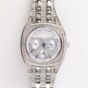 Bulova Crystal Chronograph Watch