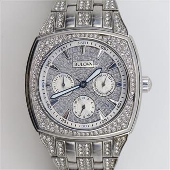 Bulova Crystal Multi-Function Watch