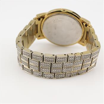 Bulova Crystal Stainless Steel Watch