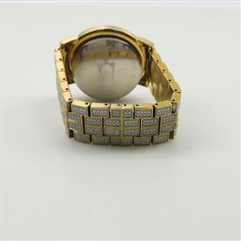 Bulova Crystal Stainless Steel Watch