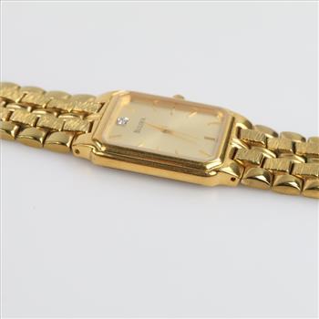 Bulova Diamond Accented Dial Watch