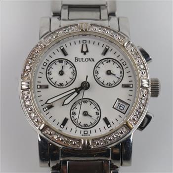Bulova Diamond Bezel Watch