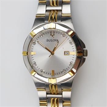Bulova Diamond Dial Watch