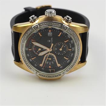 Bulova Diamond Haverford Chronograph Watch