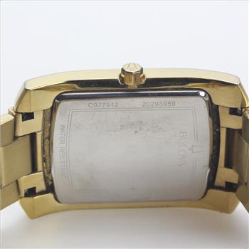 Bulova Diamond Stainless Steel Watch