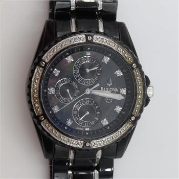 Bulova Marine Star Diamond Accent Watch