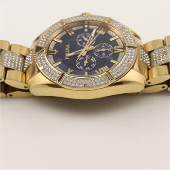 Bulova Octava Crystal Chronograph Watch