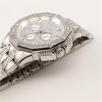 Bulova Octava Silver Tone Stainless Steel Watch