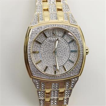 Bulova Phantom Clear Stone Watch