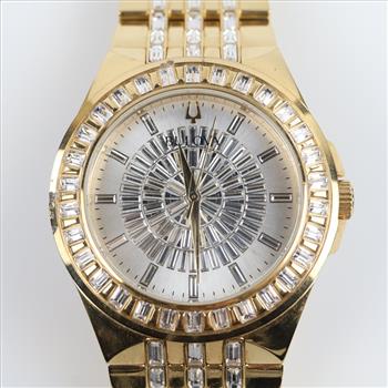 Bulova Phantom Clear Stone Watch