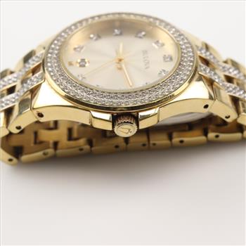 Bulova Swarovski Crystal Watch