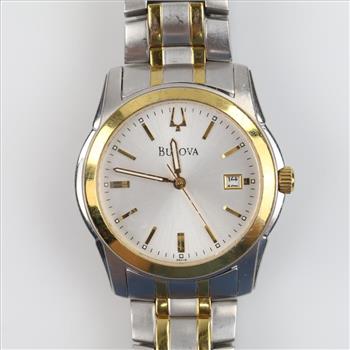 Bulova Two Tone Mens Watch