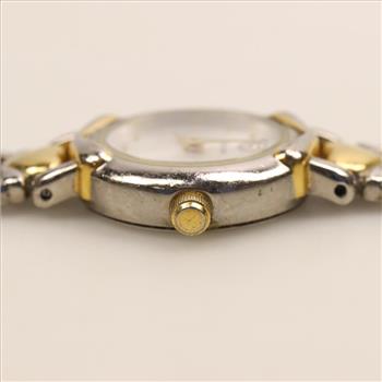 Bulova Two-tone Heart Link Watch