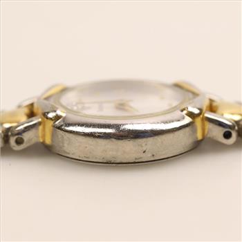 Bulova Two-tone Heart Link Watch