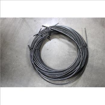 Bundle Of Fiber Optic Cables In Black