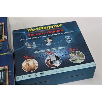 Bunker Hill And IP56 Security Cameras, 3 Pieces