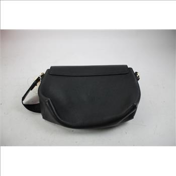 Burberry Note Bag Black/Checker Print Crossbody - Doublechecked By Entrupy