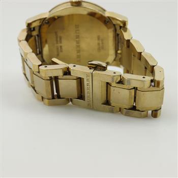 Burberry White Check Dial Watch
