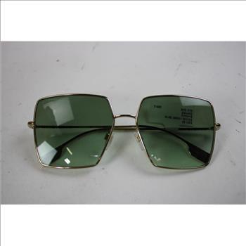 Burberry Women's Daphne Square Sunglasses, Green/Gold