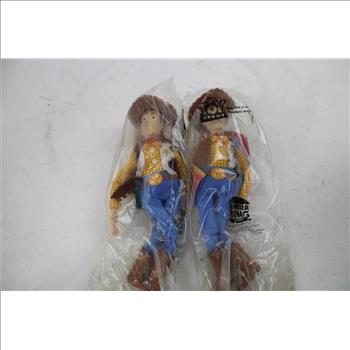 Burger King Toy Story Puppet Toys - Woody, Hamm, Rex, 4 Pieces