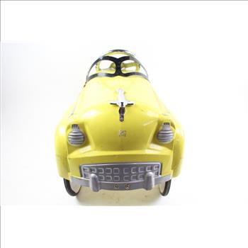 Burns Novelty & Toy Co. Pressed Metal Toy Petal Taxi Car