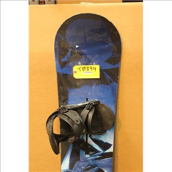 Burton Clash One Hundred And Fifty Seven 57w Snowboard With Bindings